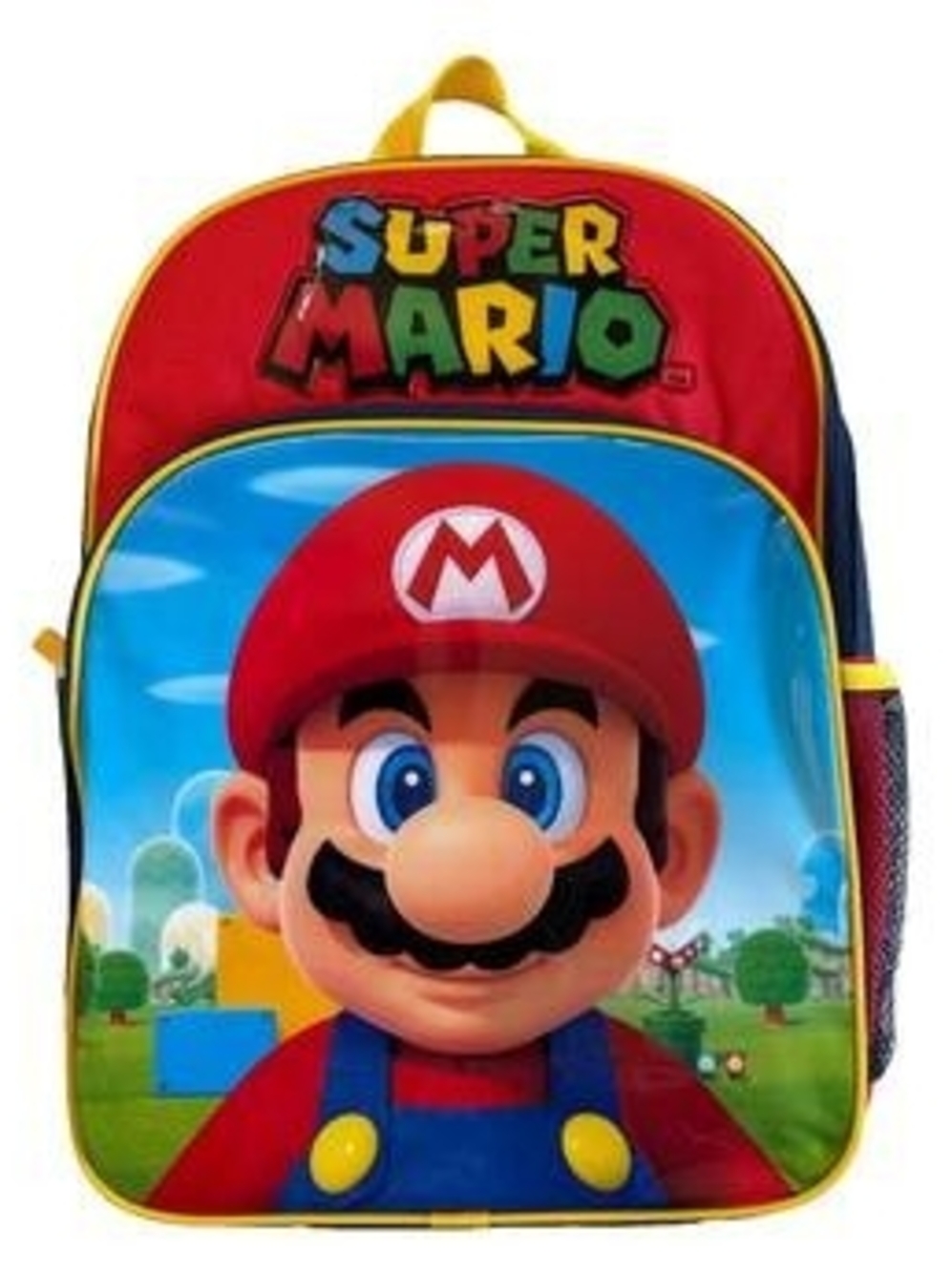 Nintendo Super Mario Bros - Mario 16" School Backpack with Large Front Pocket